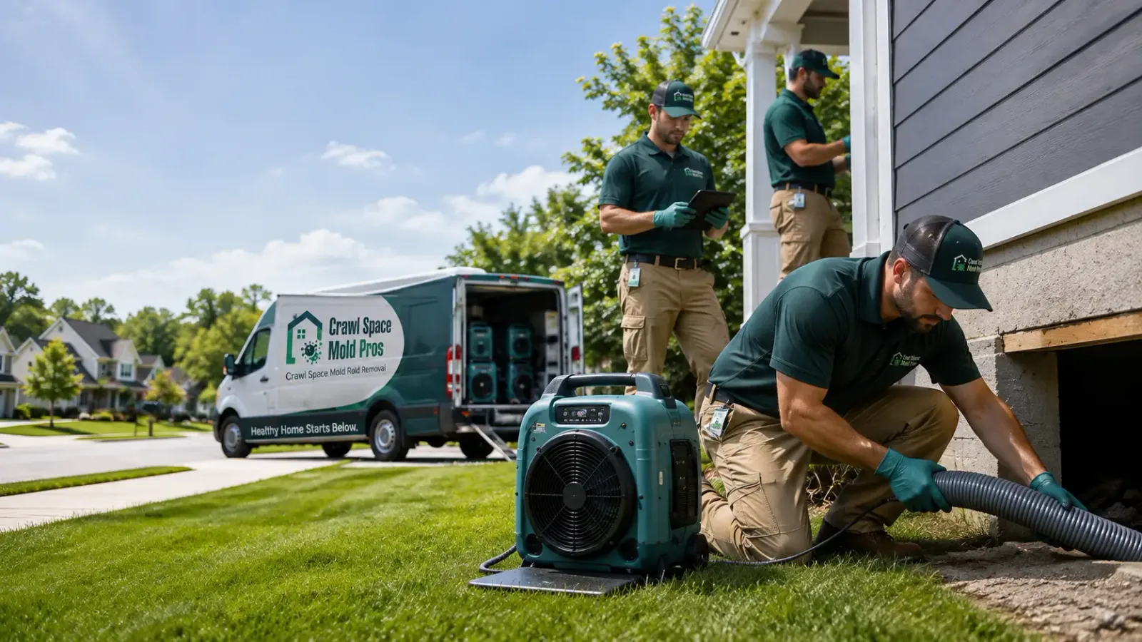 Crawl Space Mold Removal in Stone Lake, WI